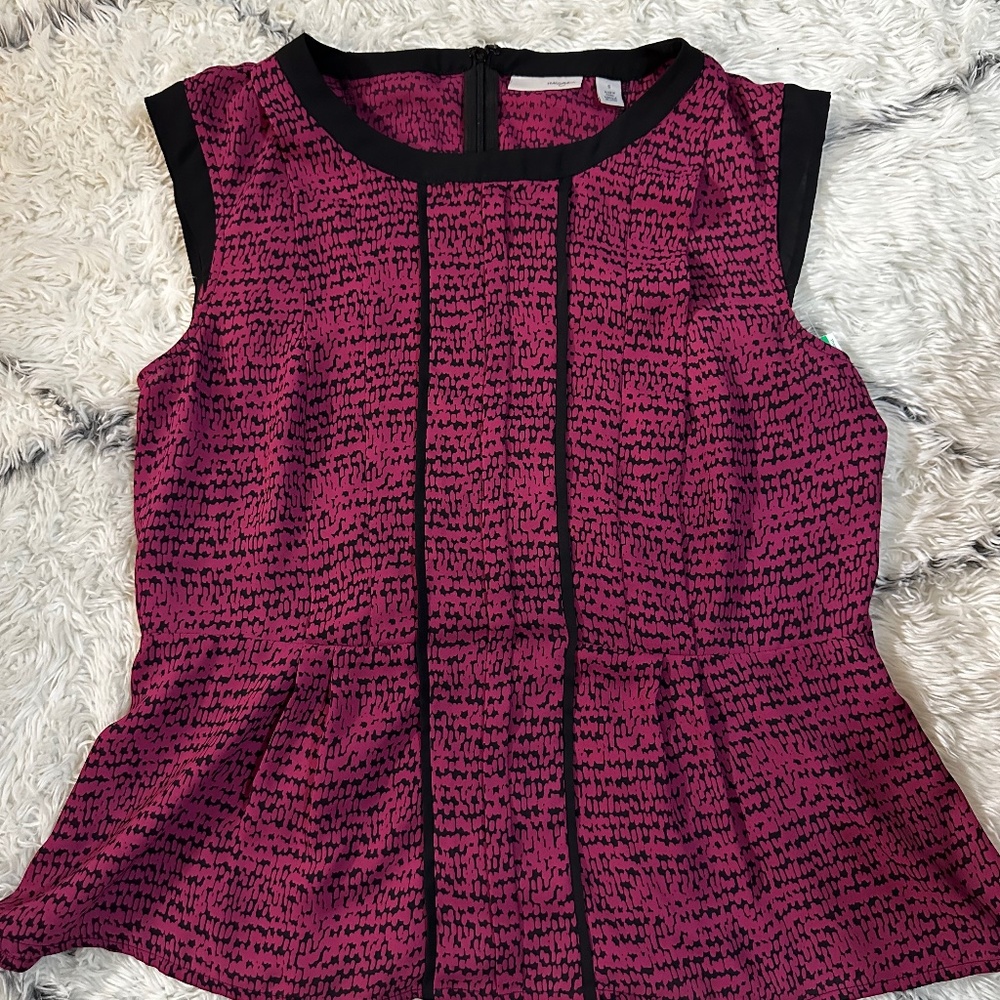 Halogen Sleeveless Flare Top